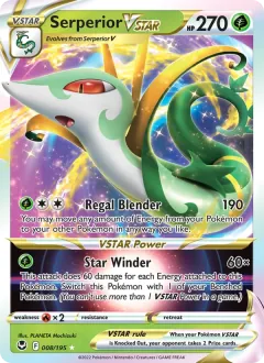 Serperior VSTAR, Silver Tempest 008/195