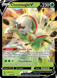 Chesnaught V, Silver Tempest 015/195