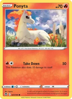 Ponyta, Silver Tempest 021/195