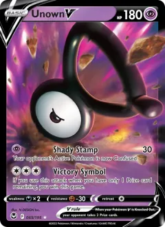 Unown V, Silver Tempest 065/195