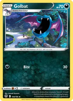 Golbat, Silver Tempest 104/195