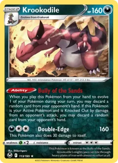 Krookodile, Silver Tempest 113/195