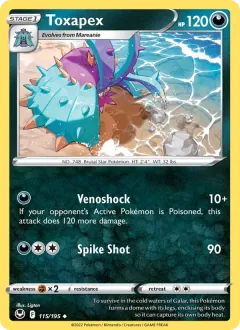 Toxapex, Silver Tempest 115/195
