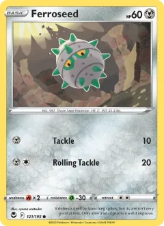Ferroseed, Silver Tempest 121/195