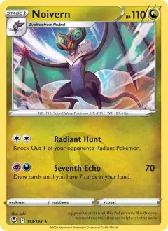 Noivern, Silver Tempest 133/195