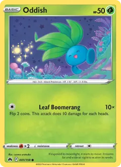 Oddish, Crown Zenith 001/159