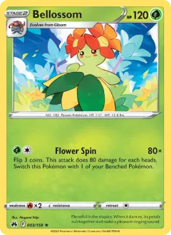 Bellossom, Crown Zenith 003/159