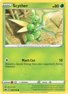 Scyther, Crown Zenith 006/159