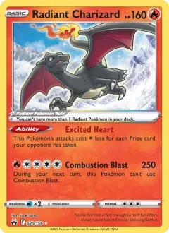 Radiant Charizard, Crown Zenith 020/159
