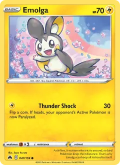 Emolga, Crown Zenith 047/159