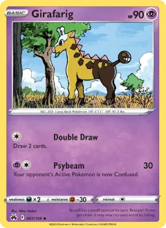 Girafarig, Crown Zenith 061/159