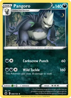 Pangoro, Crown Zenith 080/159