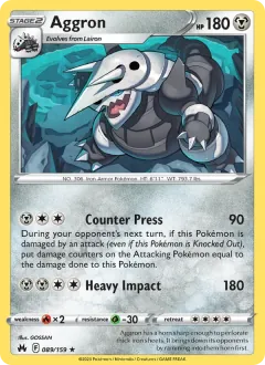 Aggron, Crown Zenith 089/159