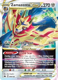 Zamazenta VSTAR, Crown Zenith 099/159