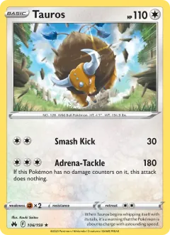 Tauros, Crown Zenith 106/159