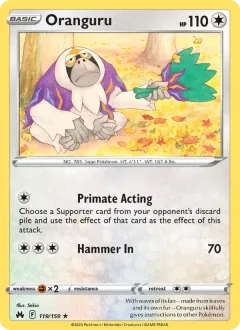 Oranguru, Crown Zenith 119/159