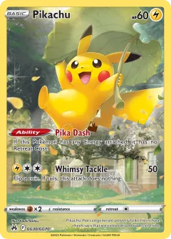 Pikachu, Crown Zenith Galarian Gallery GG30/70