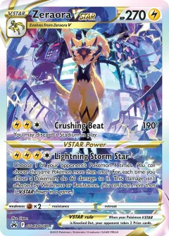 Zeraora VSTAR, Crown Zenith Galarian Gallery GG43/70