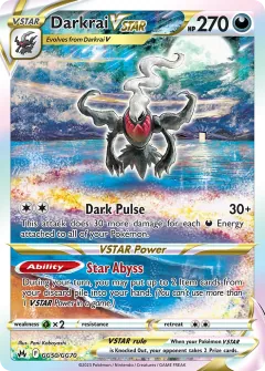 Darkrai VSTAR, Crown Zenith Galarian Gallery GG50/70
