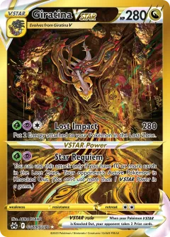 Giratina VSTAR, Crown Zenith Galarian Gallery GG69/70