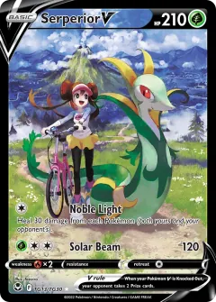 Serperior V, Silver Tempest Trainer Gallery TG13/30