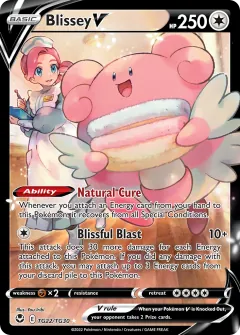 Blissey V, Silver Tempest Trainer Gallery TG22/30