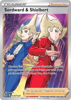 Sordward & Shielbert, Silver Tempest Trainer Gallery TG28/30