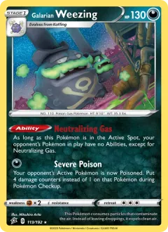 Galarian Weezing, Rebel Clash 113/192