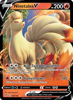 Ninetales V, Rebel Clash 26/192
