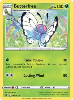 Butterfree, Rebel Clash 3/192