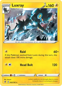 Luxray, Rebel Clash 62/192