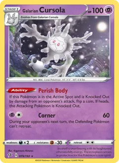 Galarian Cursola, Rebel Clash 79/192