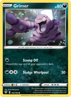 Grimer, Darkness Ablaze 100/189