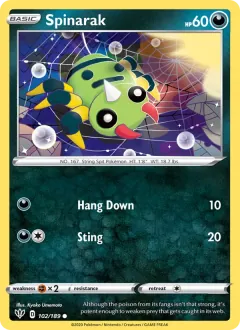 Spinarak, Darkness Ablaze 102/189