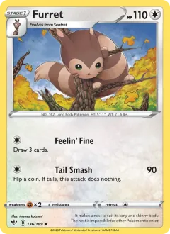 Furret, Darkness Ablaze 136/189