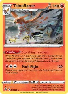 Talonflame, Darkness Ablaze 32/189