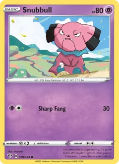 Snubbull, Darkness Ablaze 70/189