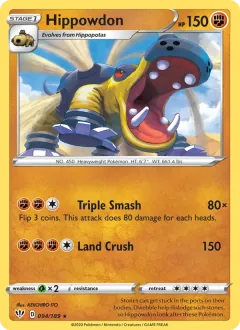 Hippowdon, Darkness Ablaze 94/189