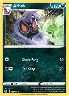 Arbok, Champion's Path 34/73