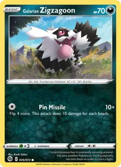 Galarian Zigzagoon, Champion's Path 35/73