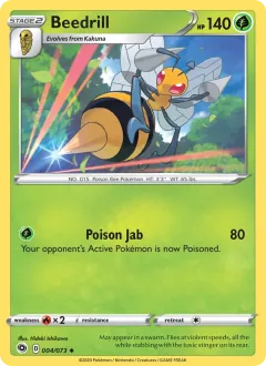 Beedrill, Champion's Path 4/73