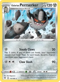 Galarian Perrserker, Vivid Voltage 113/185