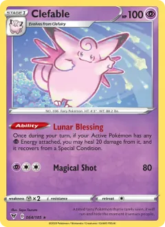 Clefable, Vivid Voltage 64/185