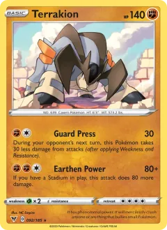 Terrakion, Vivid Voltage 92/185