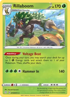 Rillaboom, Shining Fates 13/72
