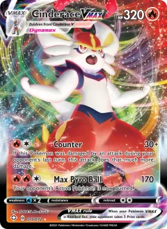 Cinderace VMAX, Shining Fates 19/72