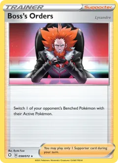 Boss's Orders (Lysandre), Shining Fates 58/72