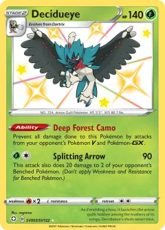 Decidueye, Shining Fates Shiny Vault SV003/122