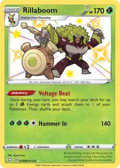 Rillaboom, Shining Fates Shiny Vault SV006/122
