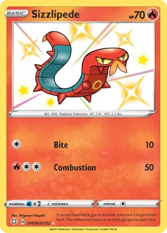 Sizzlipede, Shining Fates Shiny Vault SV018/122